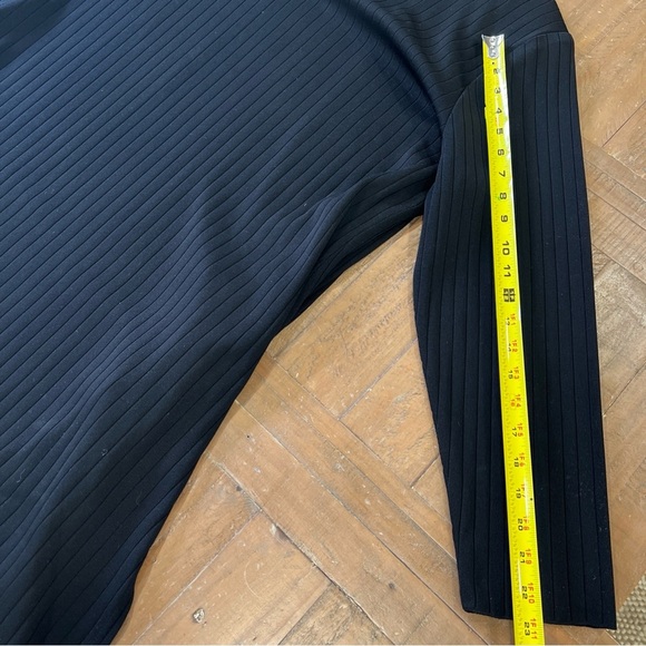 Misook Textured Black Duster Jacket 1X Vintage Cardigan 90’s Open Front Casual - Picture 11 of 11